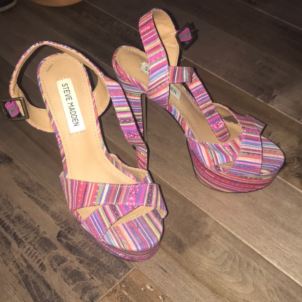 Steve Madden multicolor heels